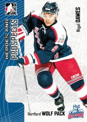 #234 Nigel Dawes - Hartford Wolf Pack - 2005-06 In The Game Heroes and Prospects Hockey