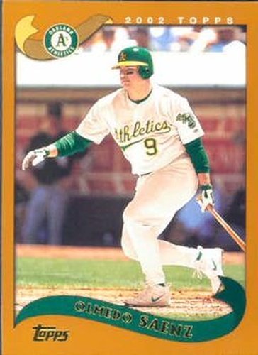 #234 Olmedo Saenz - Oakland Athletics - 2002 Topps Baseball