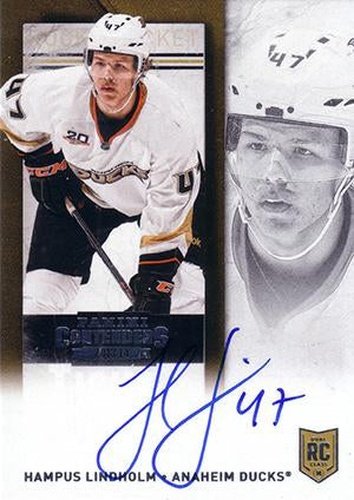 #234a Hampus Lindholm - Anaheim Ducks - 2013-14 Panini Contenders Hockey