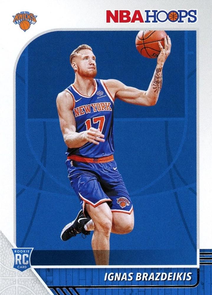 #235 Ignas Brazdeikis - New York Knicks - 2019-20 Hoops Basketball