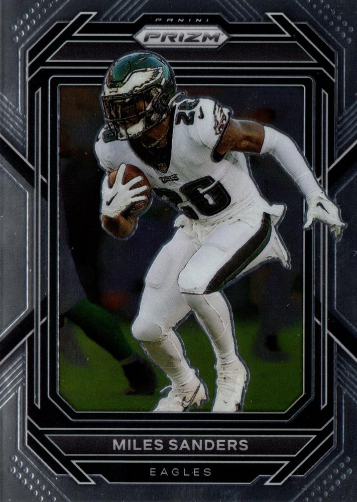 #235 Miles Sanders - Philadelphia Eagles - 2022 Panini Prizm Football