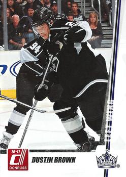 #235 Dustin Brown - Los Angeles Kings - 2010-11 Donruss Hockey