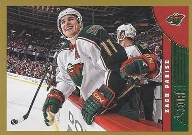#235 Zach Parise - Minnesota Wild - 2013-14 Score - Gold Hockey