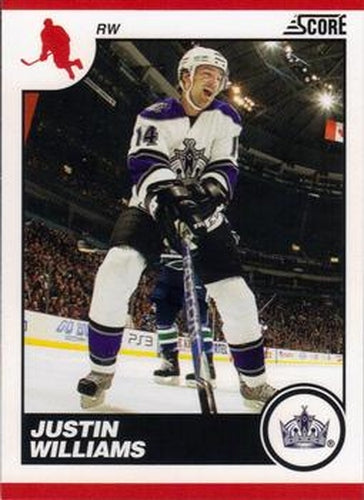 #235 Justin Williams - Los Angeles Kings - 2010-11 Score Hockey