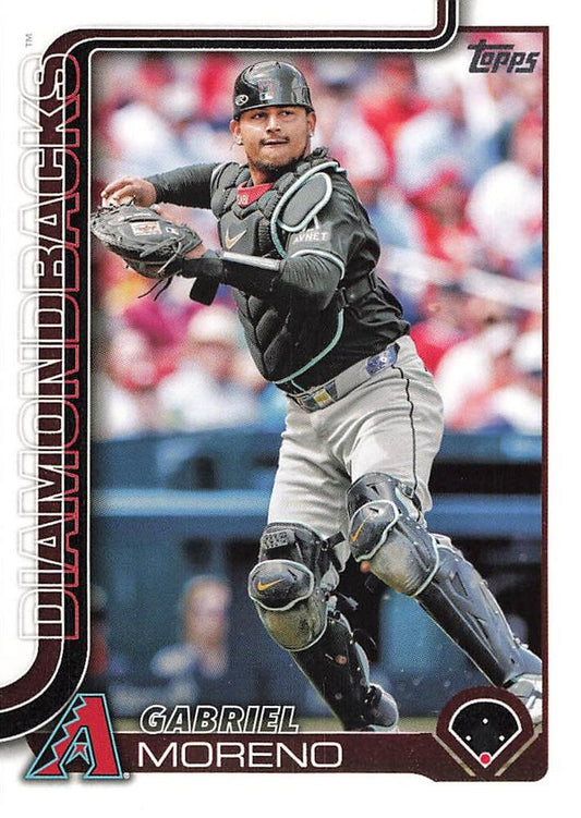 #235 Gabriel Moreno - Arizona Diamondbacks - 2025 Topps Baseball