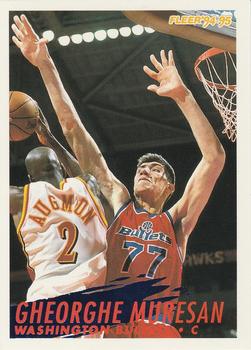#235 Gheorghe Muresan - Washington Bullets - 1994-95 Fleer Basketball