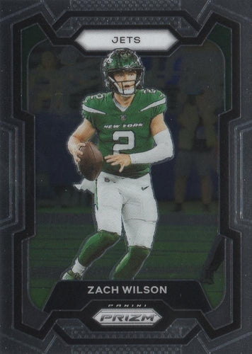 #235 Zach Wilson - New York Jets - 2023 Panini Prizm Football