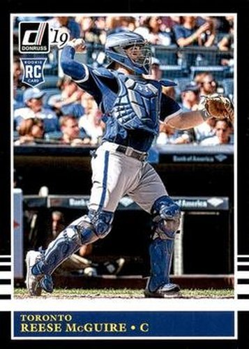 #235 Reese McGuire - Toronto Blue Jays - 2019 Donruss Baseball