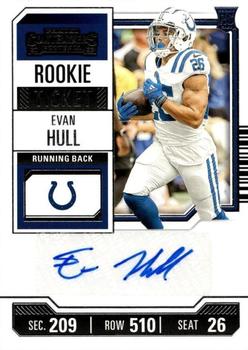 #235 Evan Hull - Indianapolis Colts - 2023 Panini Contenders Football
