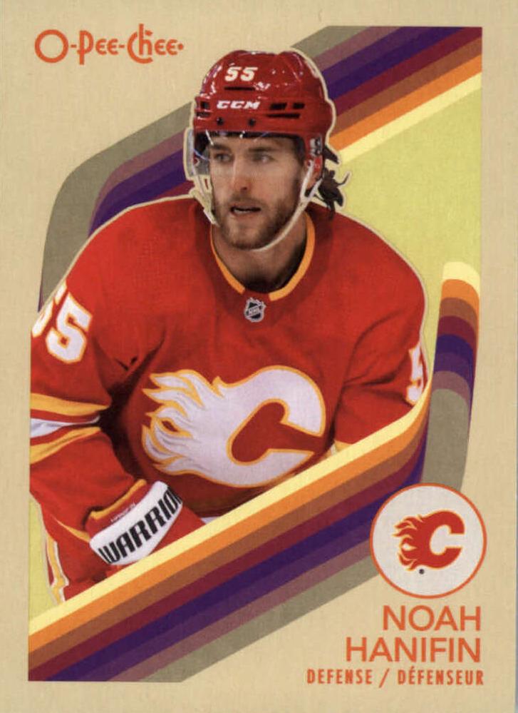 #235 Noah Hanifin - Calgary Flames - 2023-24 O-Pee-Chee - Retro Hockey