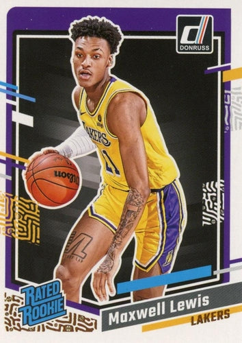 #235 Maxwell Lewis - Los Angeles Lakers - 2023-24 Donruss Basketball