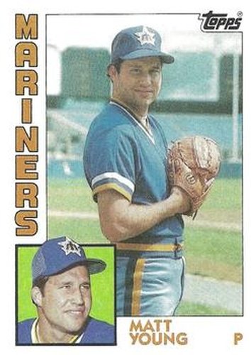 #235 Matt Young - Seattle Mariners - 1984 Topps Baseball