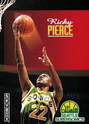 #235 Ricky Pierce - Seattle SuperSonics - 1992-93 SkyBox Basketball