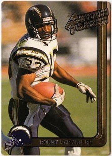 #235 Ronnie Harmon - San Diego Chargers - 1991 Action Packed Football