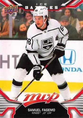 #235 Samuel Fagemo - Los Angeles Kings - 2022-23 Upper Deck MVP - Ice Battles Hockey