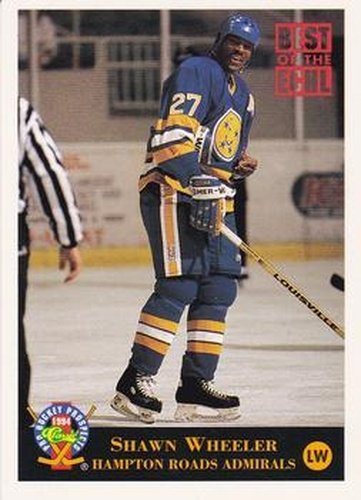 #235 Shawn Wheeler - Hampton Roads Admirals - 1994 Classic Pro Hockey Prospects Hockey