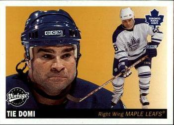 #235 Tie Domi - Toronto Maple Leafs - 2002-03 Upper Deck Vintage Hockey