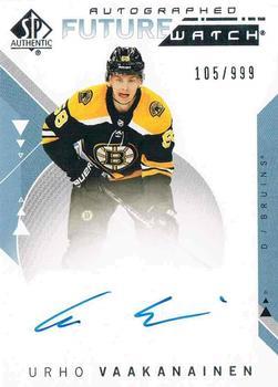 #235 Urho Vaakanainen - Boston Bruins - 2018-19 SP Authentic Hockey
