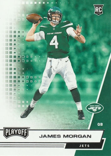 #235 James Morgan - New York Jets - 2020 Panini Playoff Football