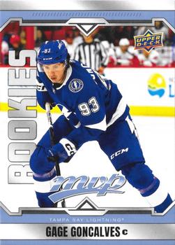 #235 Gage Goncalves - Tampa Bay Lightning - 2024-25 Upper Deck MVP Hockey