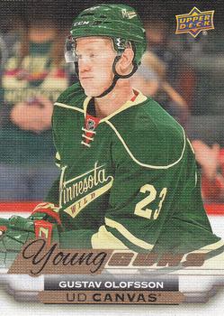 #C235 Gustav Olofsson - Minnesota Wild - 2015-16 Upper Deck - UD Canvas Hockey