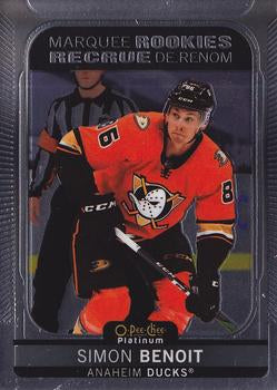 #235 Simon Benoit - Anaheim Ducks - 2021-22 O-Pee-Chee Platinum Hockey