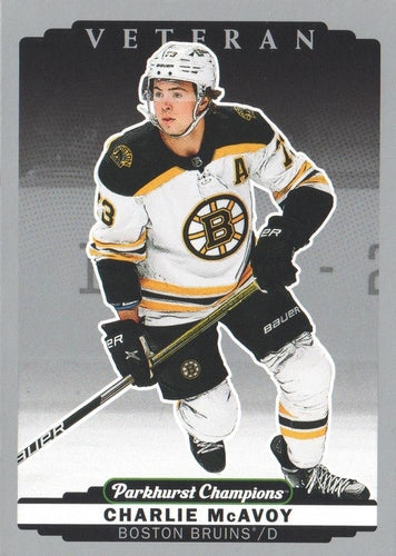 #235 Charlie McAvoy - Boston Bruins - 2022-23 Parkhurst Champions - Silver Hockey