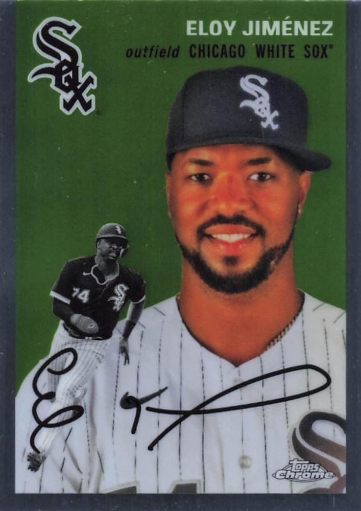 #235 Eloy Jiménez - Chicago White Sox - 2023 Topps Chrome Platinum Anniversary Baseball