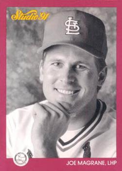 #235 Joe Magrane - St. Louis Cardinals - 1991 Studio Baseball