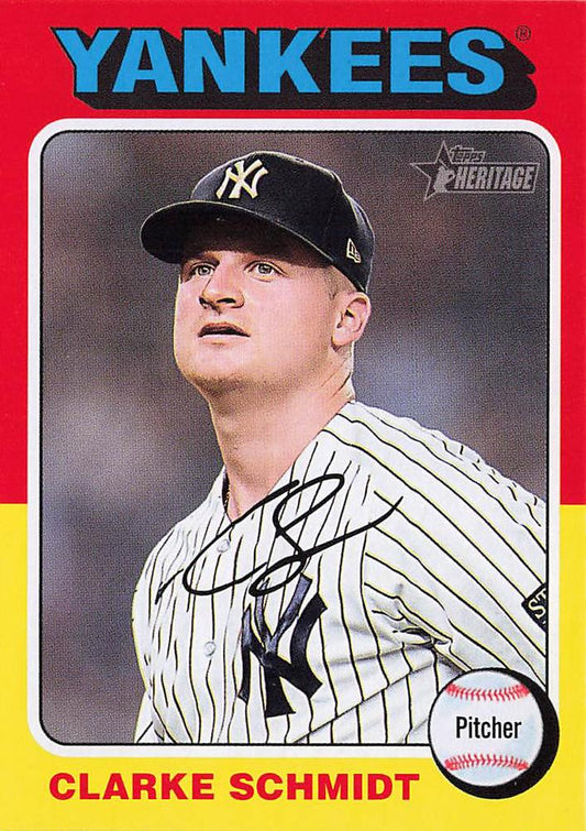 #236 Clarke Schmidt - New York Yankees - 2024 Topps Heritage Baseball