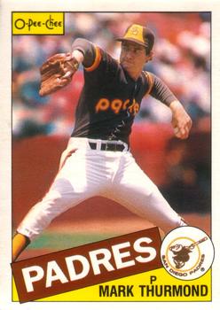 #236 Mark Thurmond - San Diego Padres - 1985 O-Pee-Chee Baseball