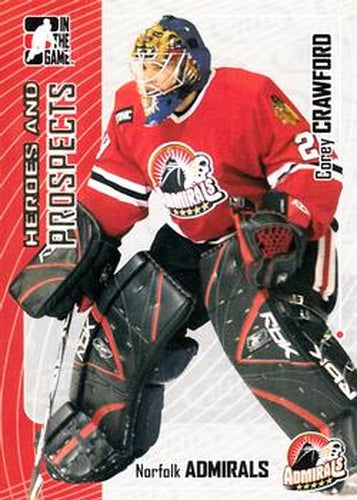#236 Corey Crawford - Norfolk Admirals - 2005-06 In The Game Heroes and Prospects Hockey