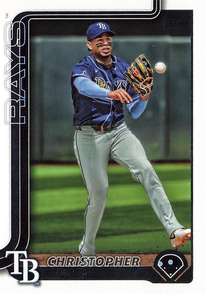 #236 Christopher Morel - Tampa Bay Rays - 2025 Topps Baseball