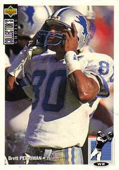 #236 Brett Perriman - Detroit Lions - 1994 Collector's Choice Football