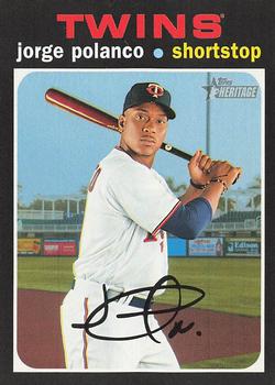 #236 Jorge Polanco - Minnesota Twins - 2020 Topps Heritage Baseball
