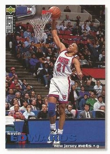 #236 Kevin Edwards - New Jersey Nets - 1995-96 Collector's Choice Basketball