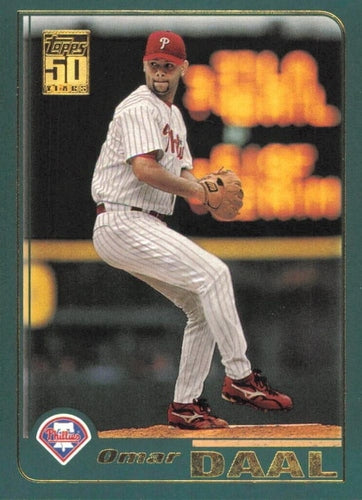 #236 Omar Daal - Philadelphia Phillies - 2001 Topps Baseball