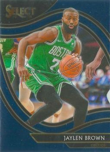 #236 Jaylen Brown - Boston Celtics - 2020-21 Panini Select - Blue Basketball