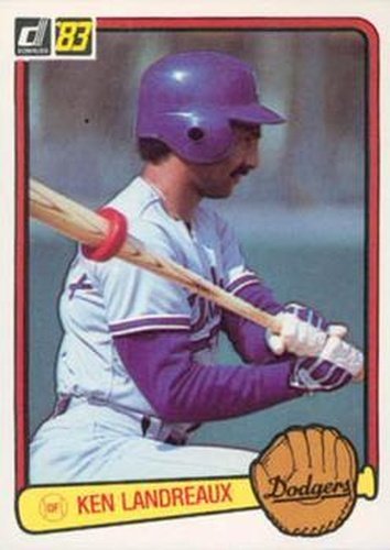 #236 Ken Landreaux - Los Angeles Dodgers - 1983 Donruss Baseball