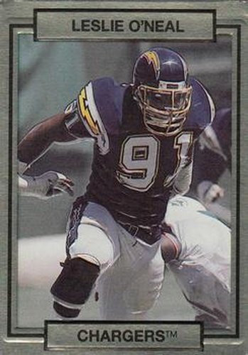 #236 Leslie O'Neal - San Diego Chargers - 1990 Action Packed Football