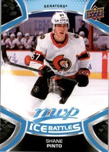 #236 Shane Pinto - Ottawa Senators - 2021-22 Upper Deck MVP - Ice Battles Hockey
