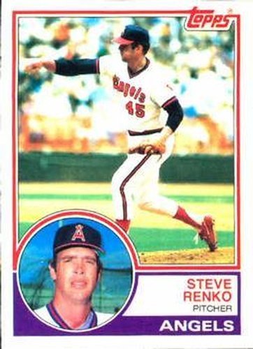 #236 Steve Renko - California Angels - 1983 Topps Baseball