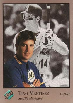 #236 Tino Martinez - Seattle Mariners - 1992 Studio Baseball