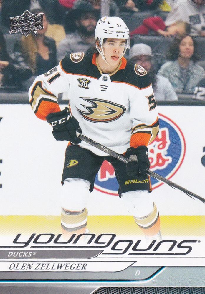 #236 Olen Zellweger - Anaheim Ducks - 2024-25 Upper Deck Hockey