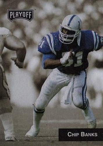 #236 Chip Banks - Indianapolis Colts - 1993 Playoff Football