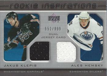 #236 Jakub Klepis / Ales Hemsky - Washington Capitals / Edmonton Oilers - 2005-06 Upper Deck Rookie Update Hockey