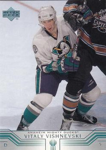 #236 Vitaly Vishnevski - Anaheim Mighty Ducks - 2001-02 Upper Deck Hockey