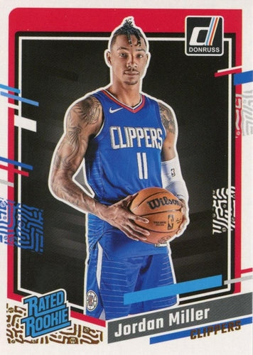 #236 Jordan Miller - Los Angeles Clippers - 2023-24 Donruss Basketball