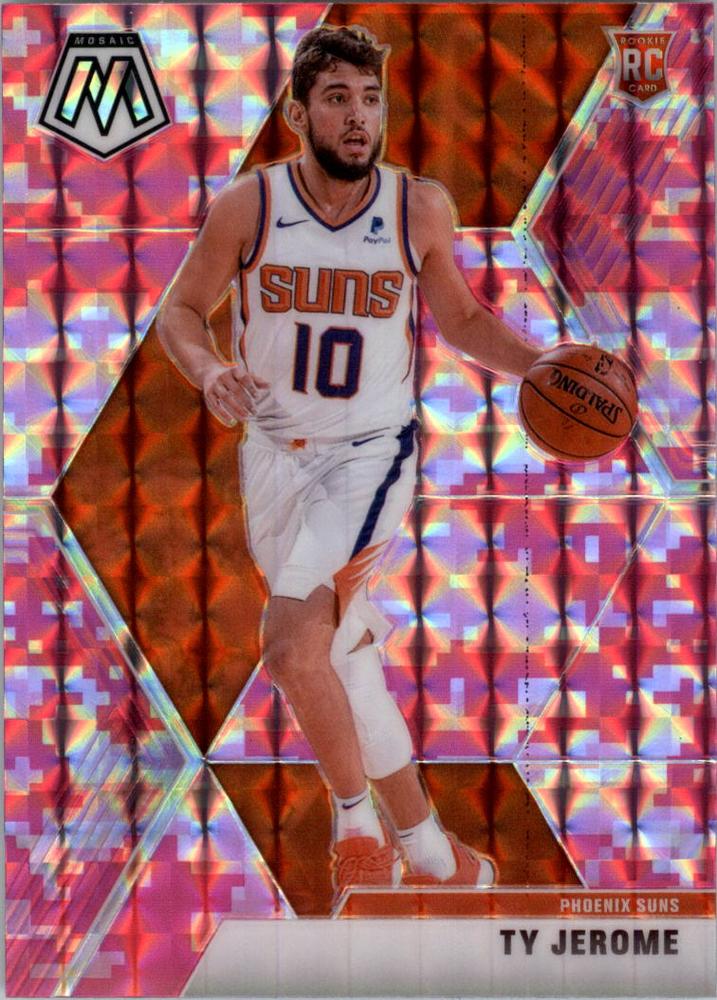 #237 Ty Jerome - Phoenix Suns - 2019-20 Panini Mosaic - Camo Pink Basketball