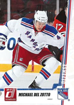 #237 Michael Del Zotto - New York Rangers - 2010-11 Donruss Hockey